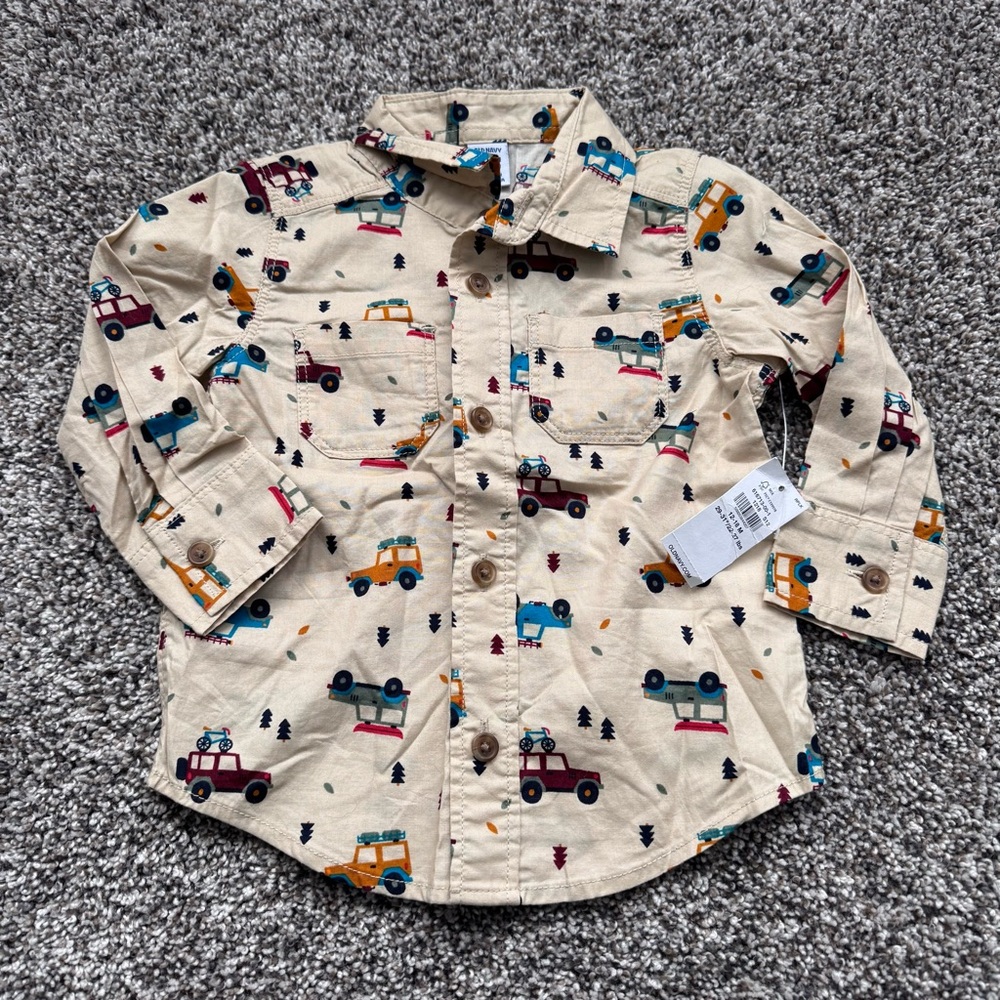 NEW Old Navy 12-18 Month Button Down Shirt